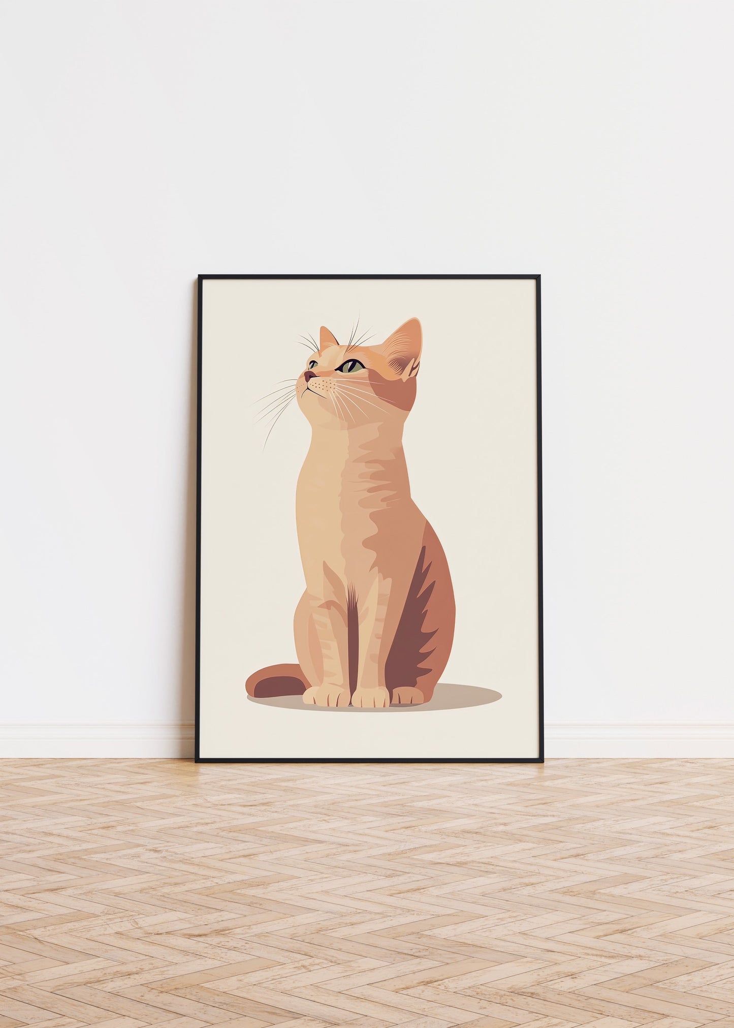 Illustration of a Sokoke cat