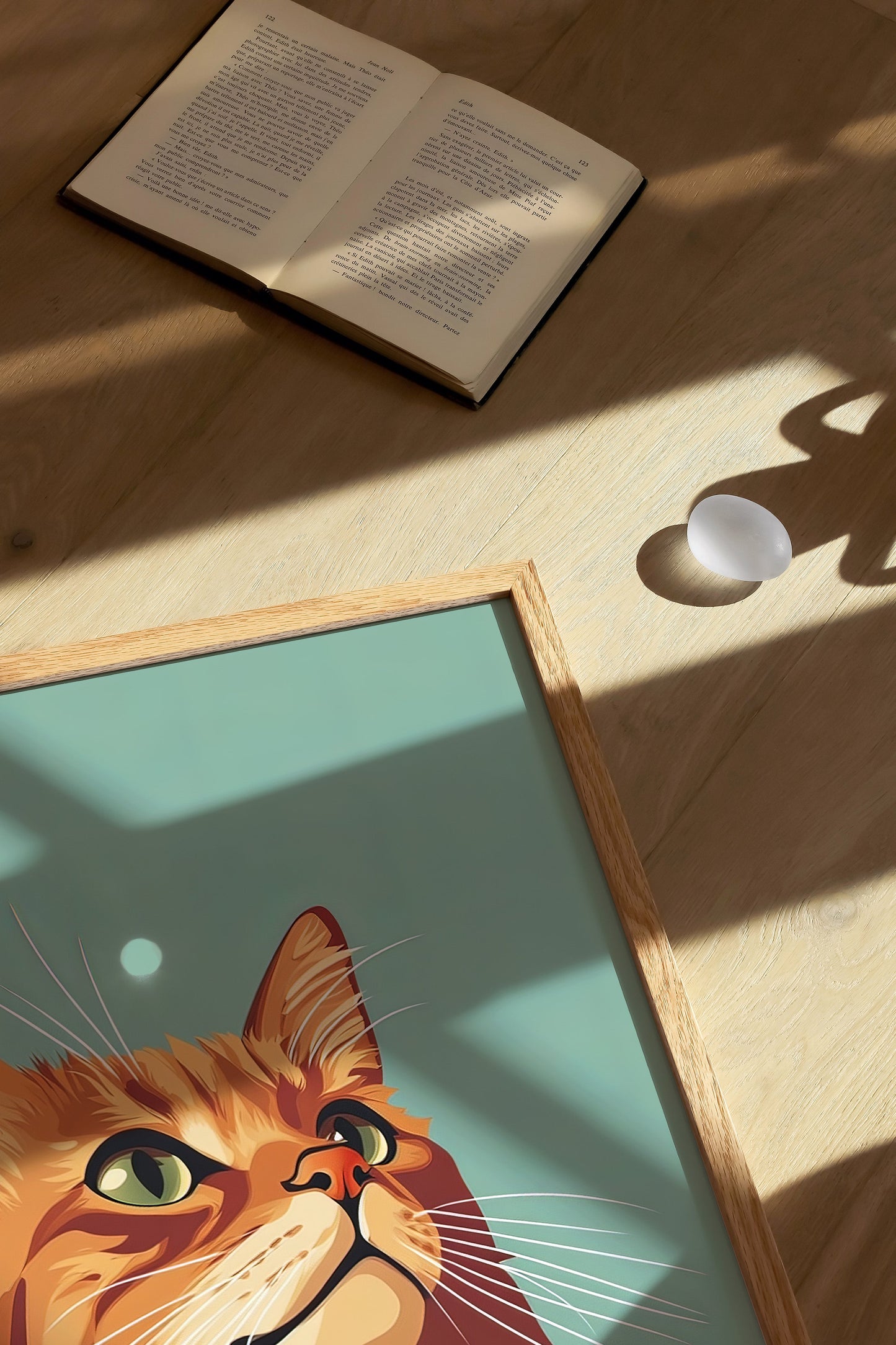 Illustration of a Somali cat 1