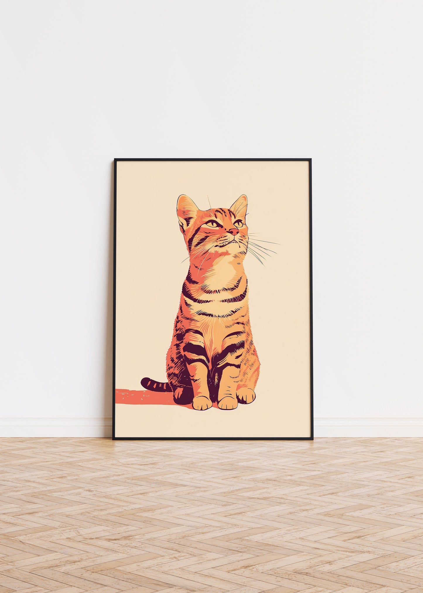 Illustration of a Toyger cat