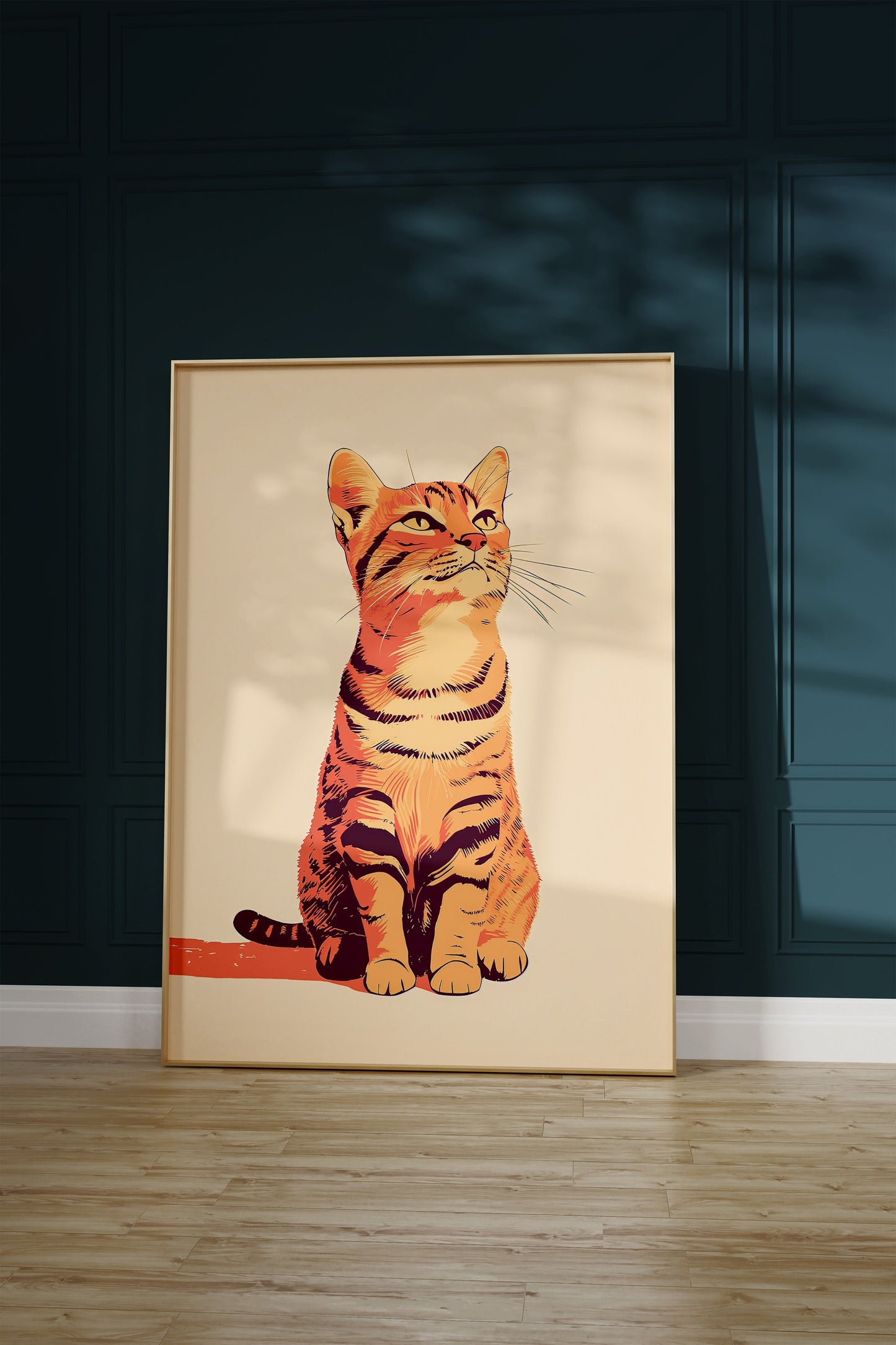 Illustration of a Toyger cat
