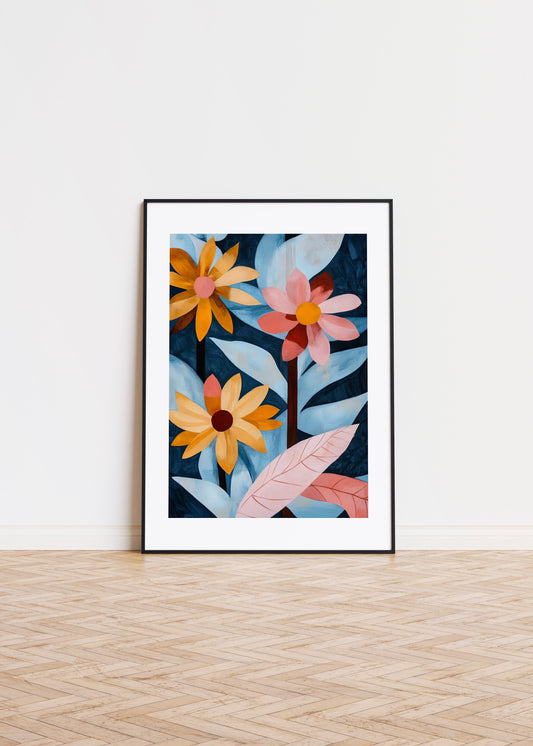 Painting of floral pattern 3