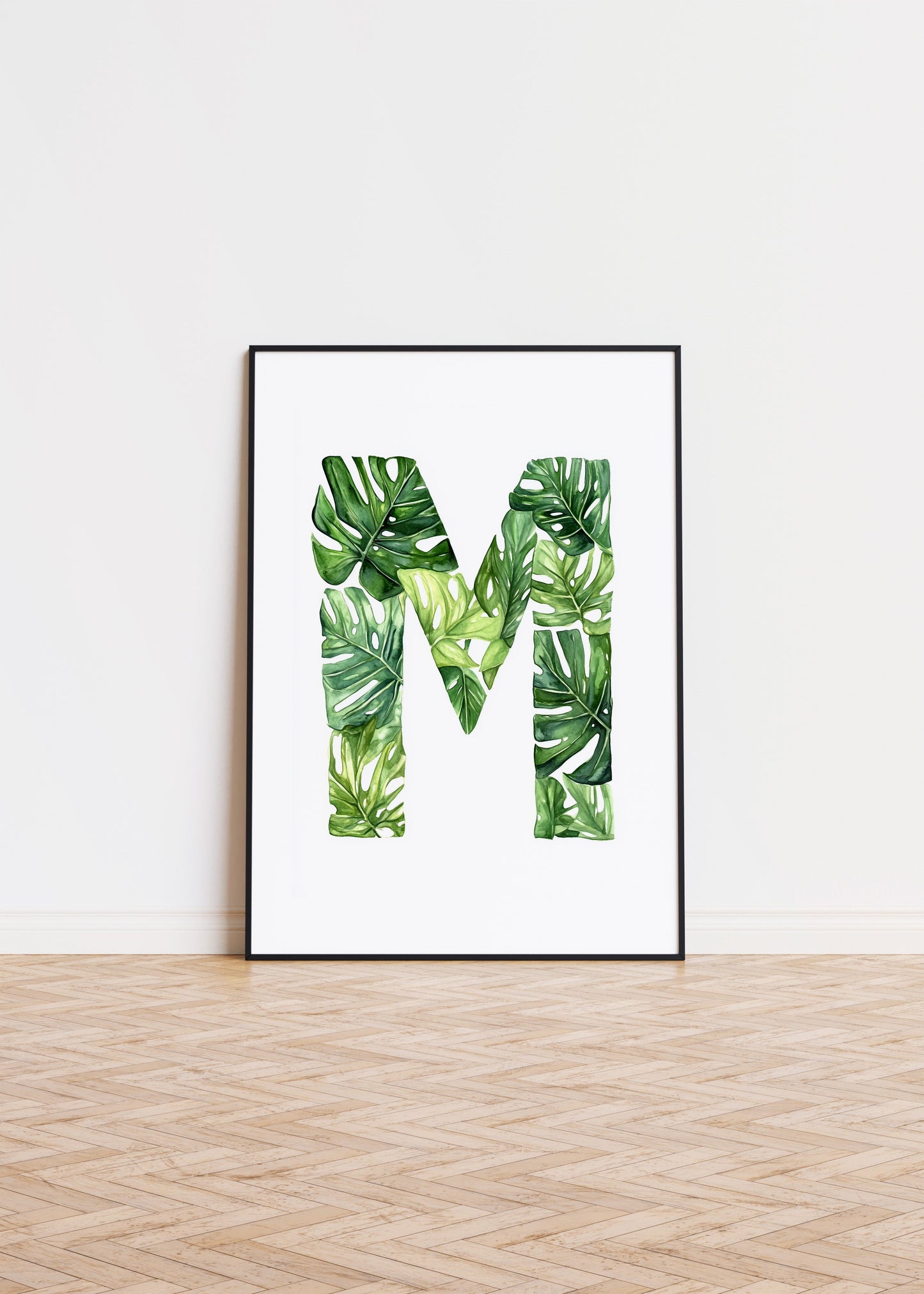 The Letter M formed by plants