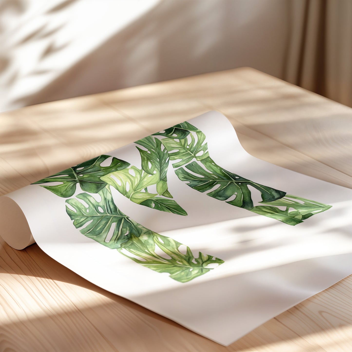 The Letter M formed by plants