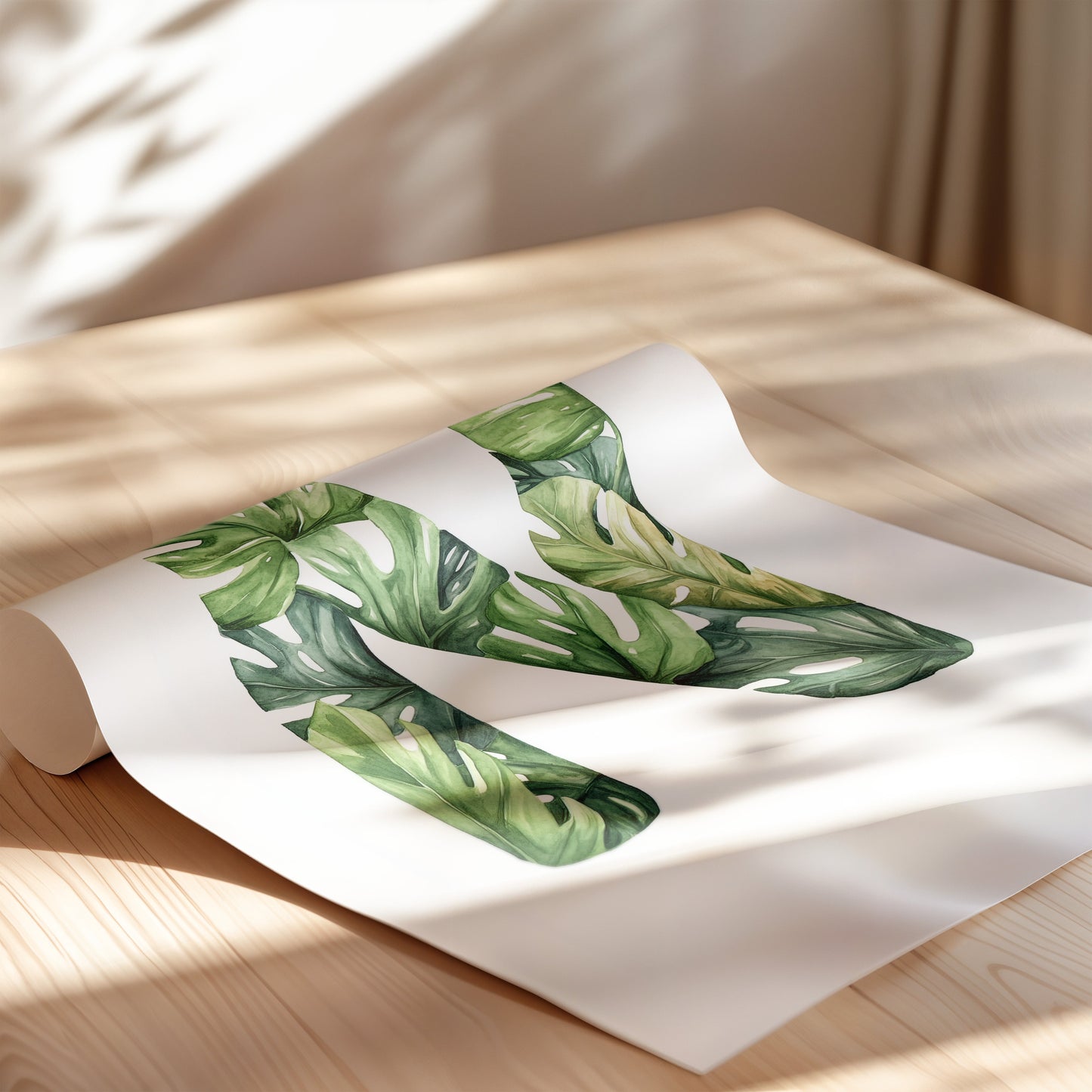 The Letter N formed by plants