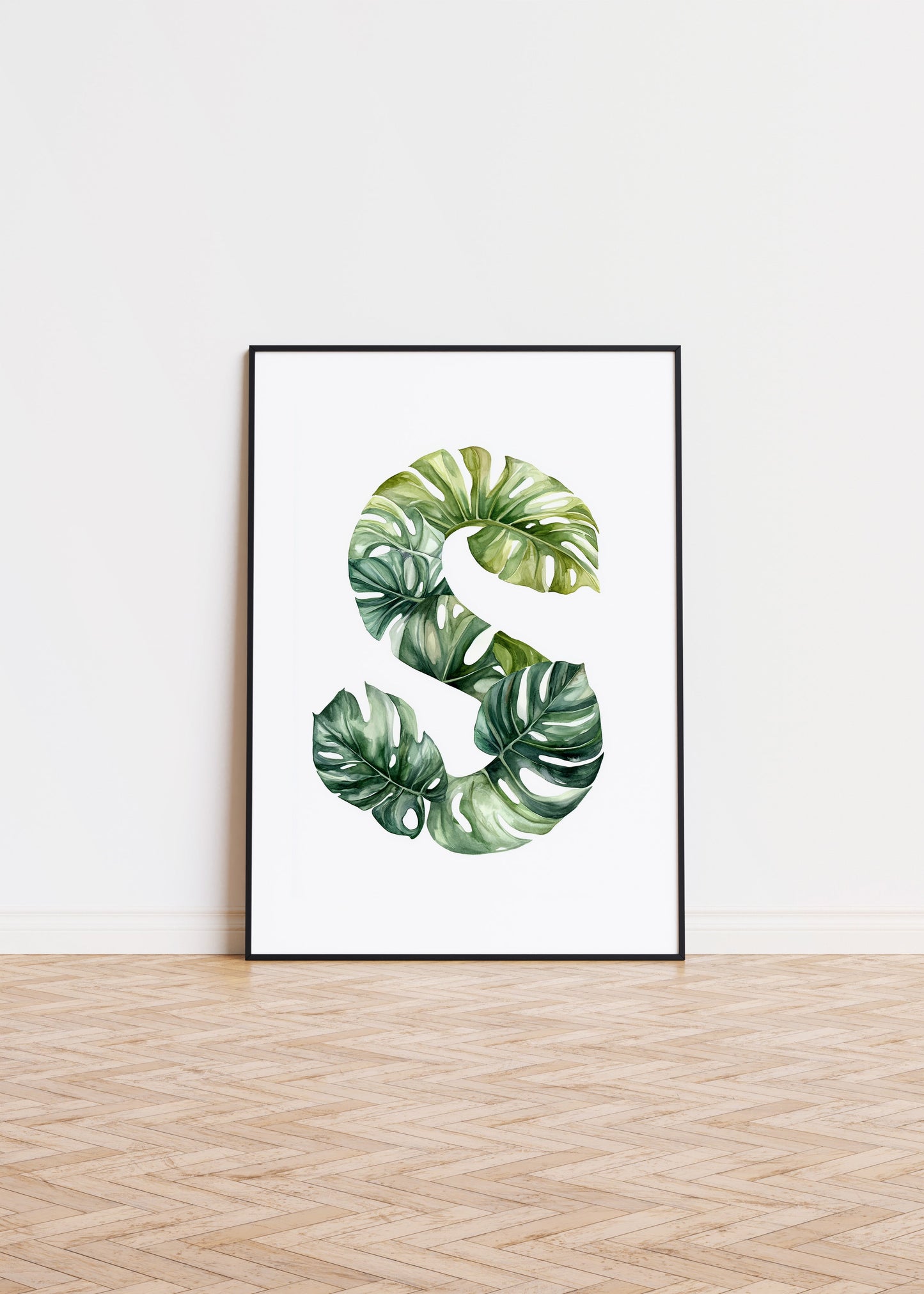 The Letter S formed by plants