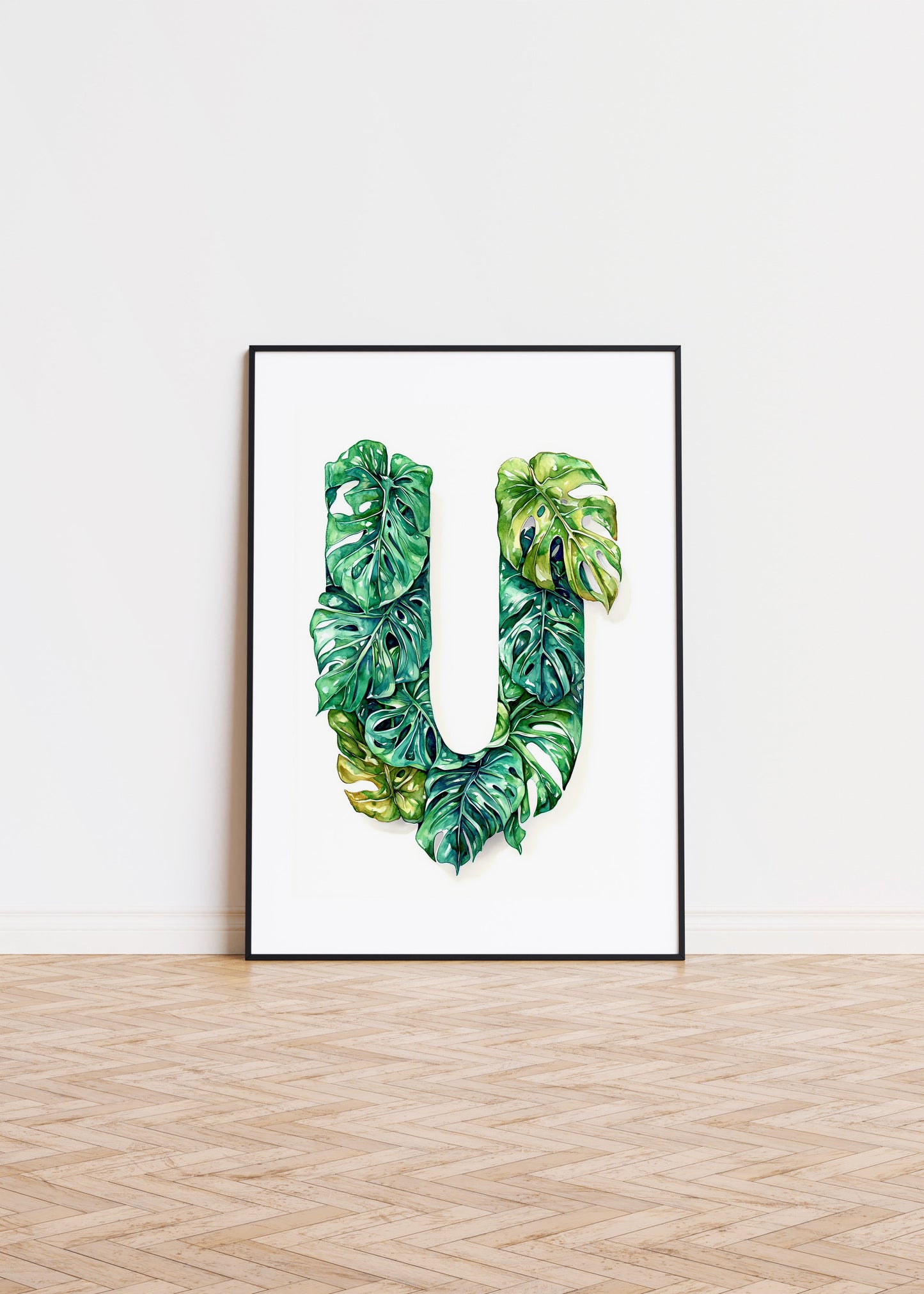 The Letter U formed by plants