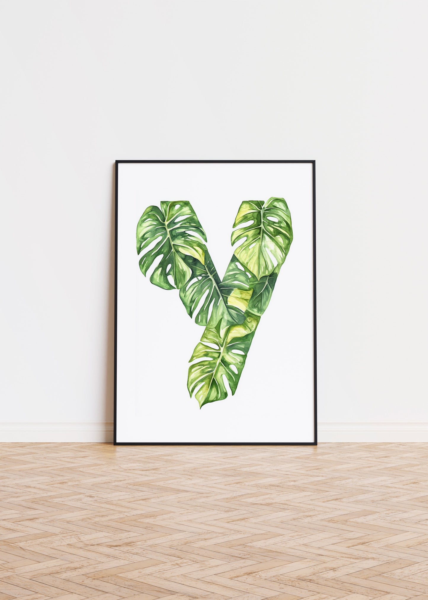The Letter Y formed by plants