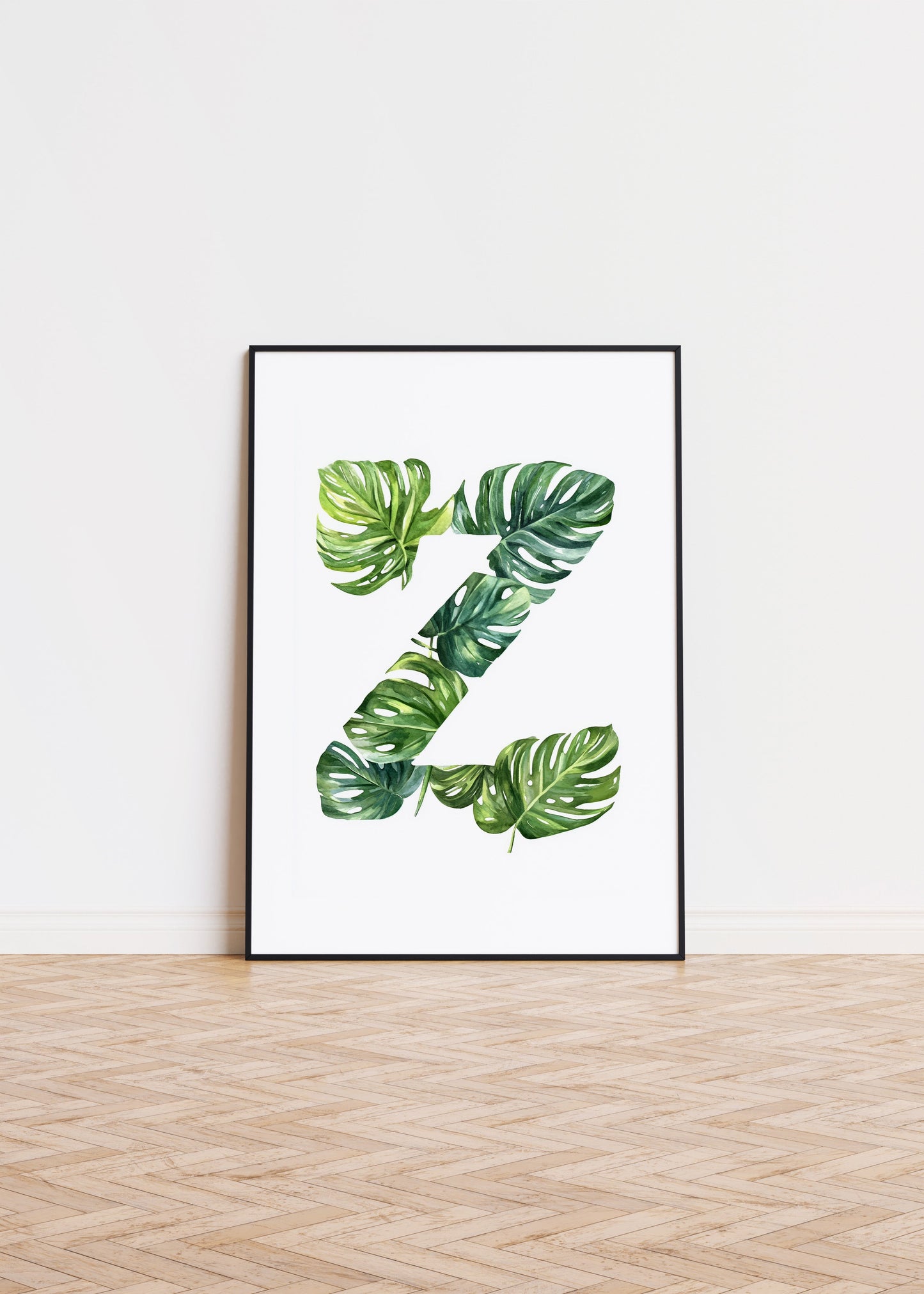 The Letter Z formed by plants