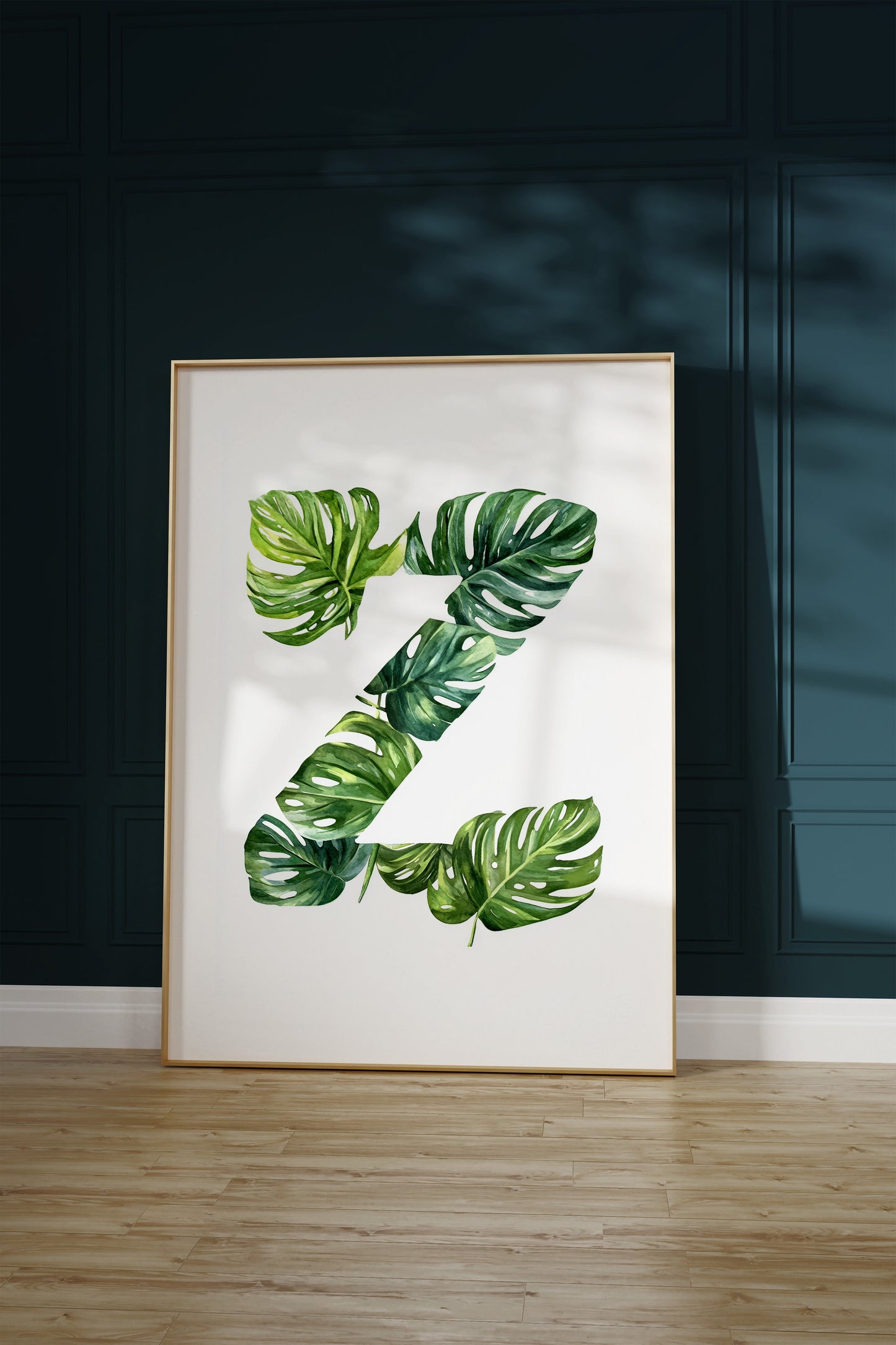 The Letter Z formed by plants