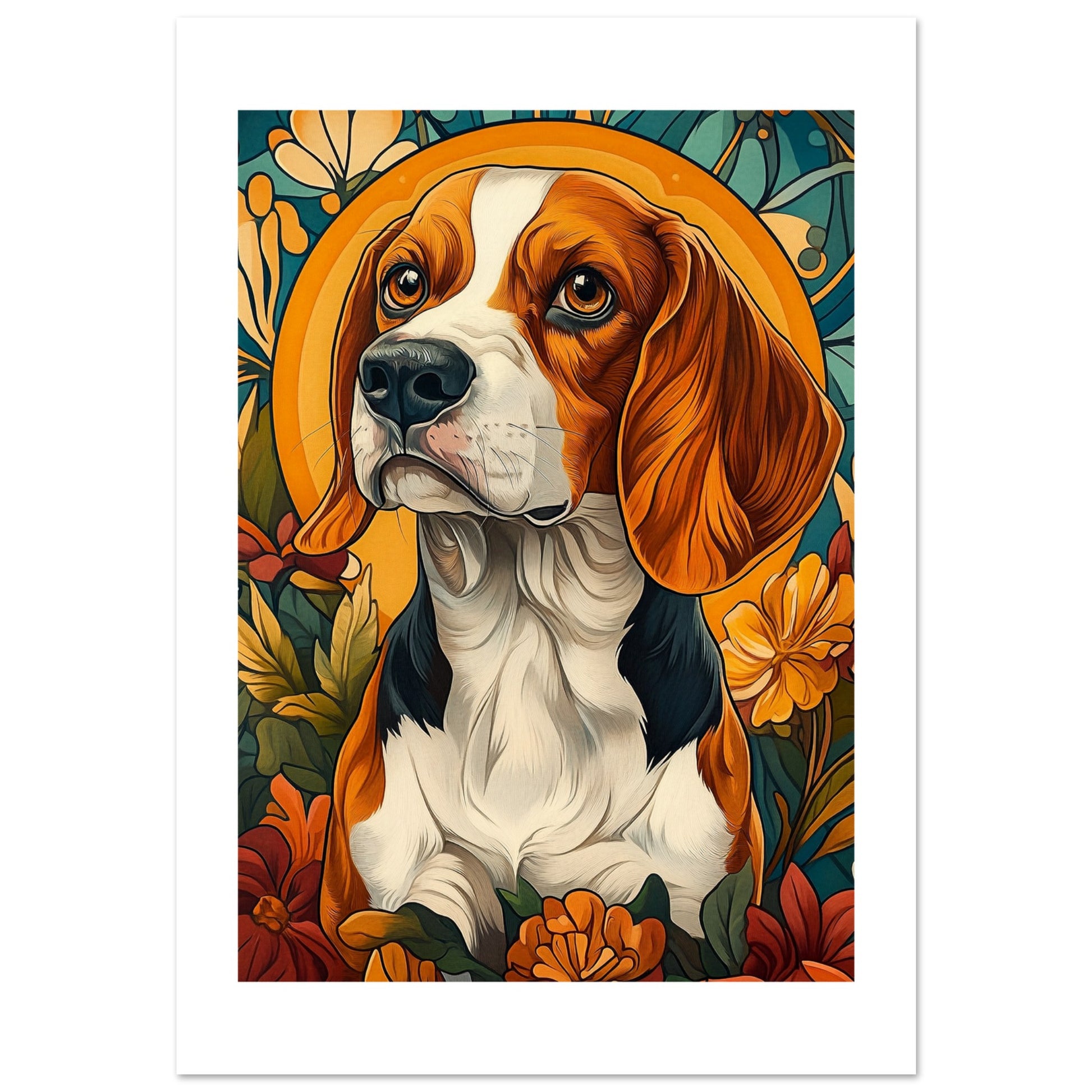 Beagel dog poster