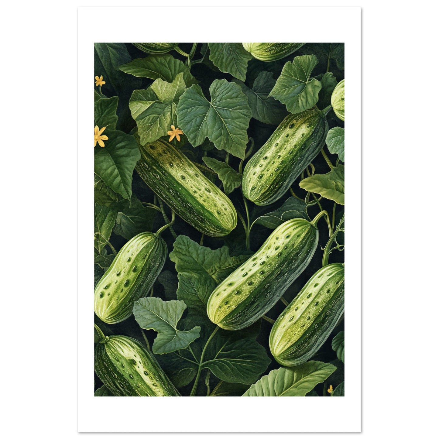 A pattern of Cucumbers