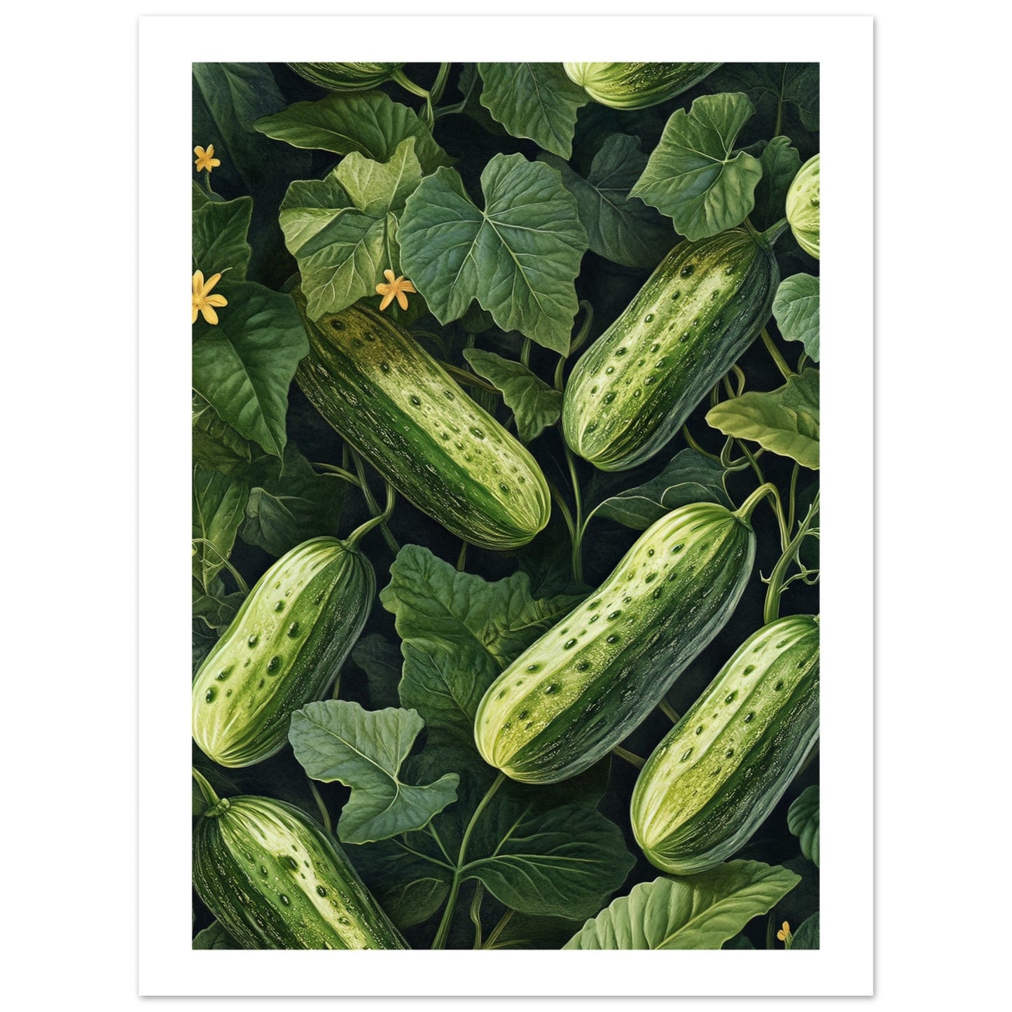 A pattern of Cucumbers