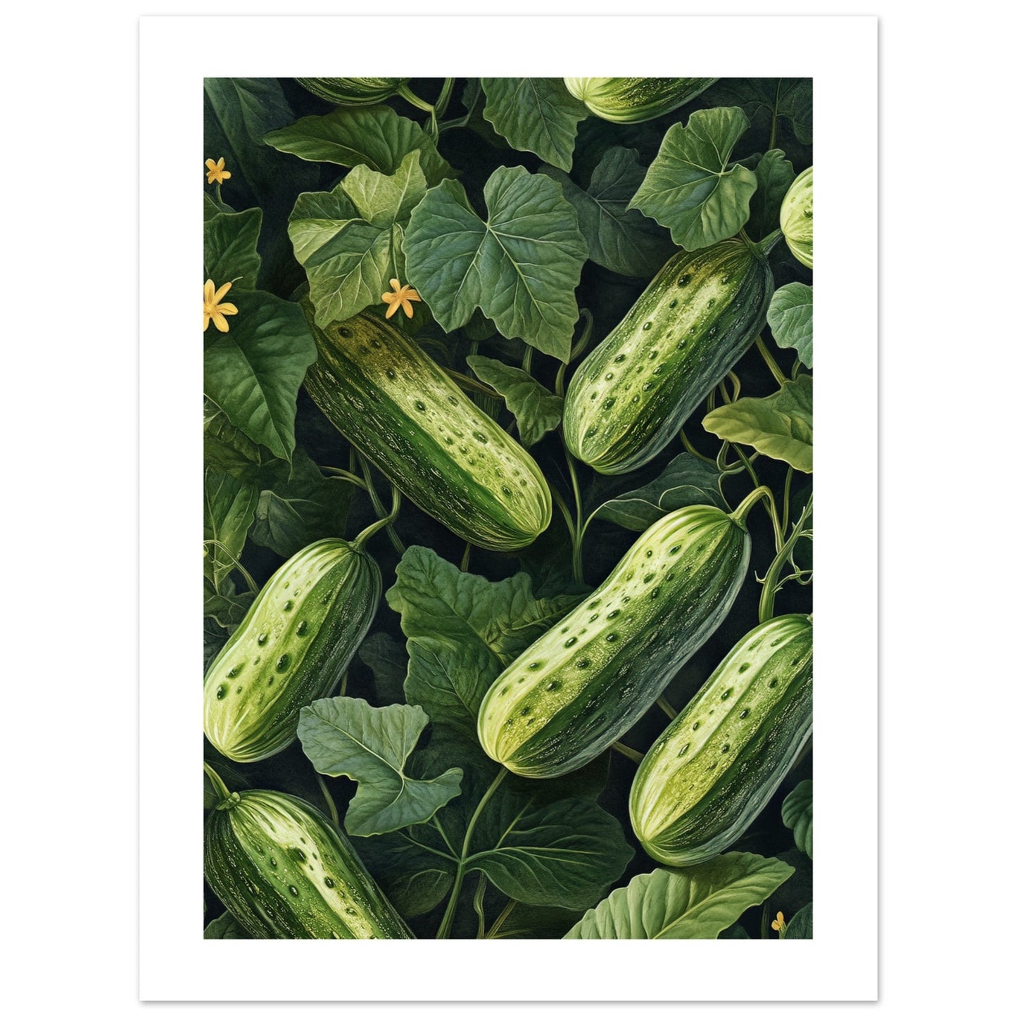 A pattern of Cucumbers