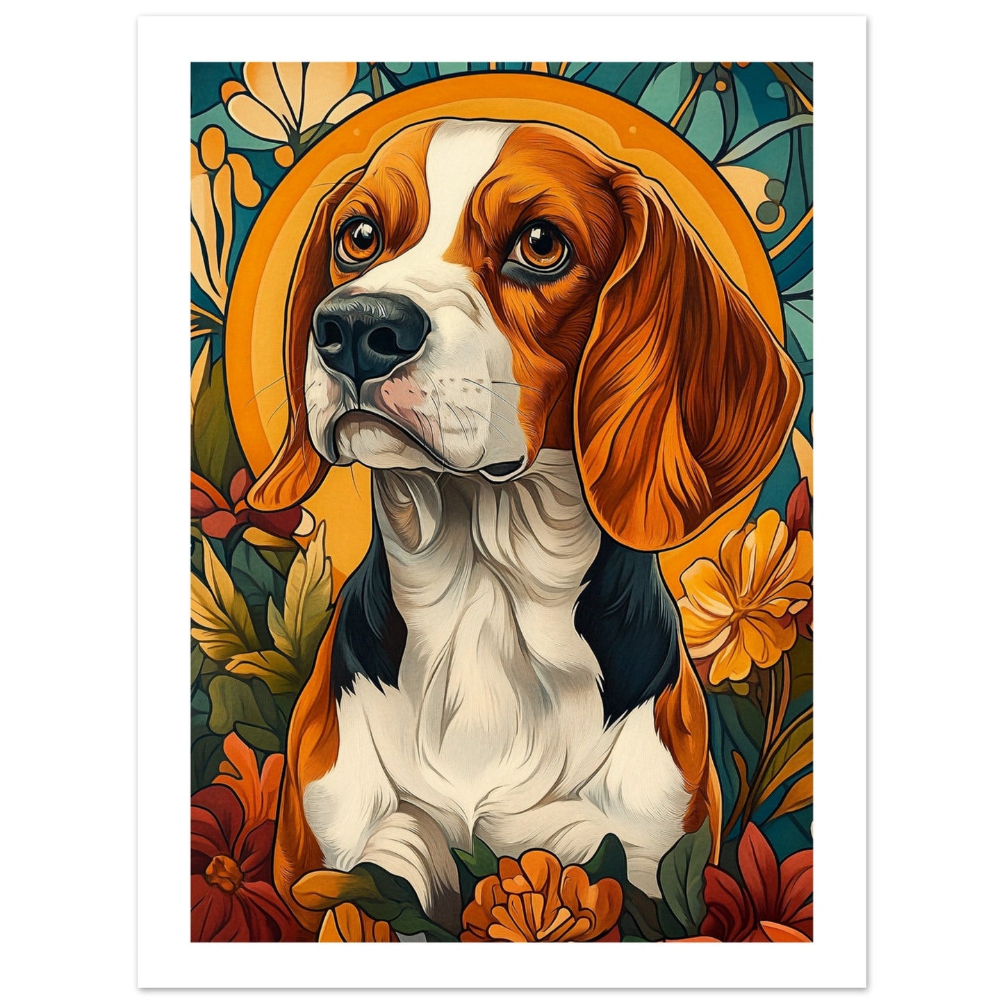 Beagle poster / Beagle Art Work / Beagle Print