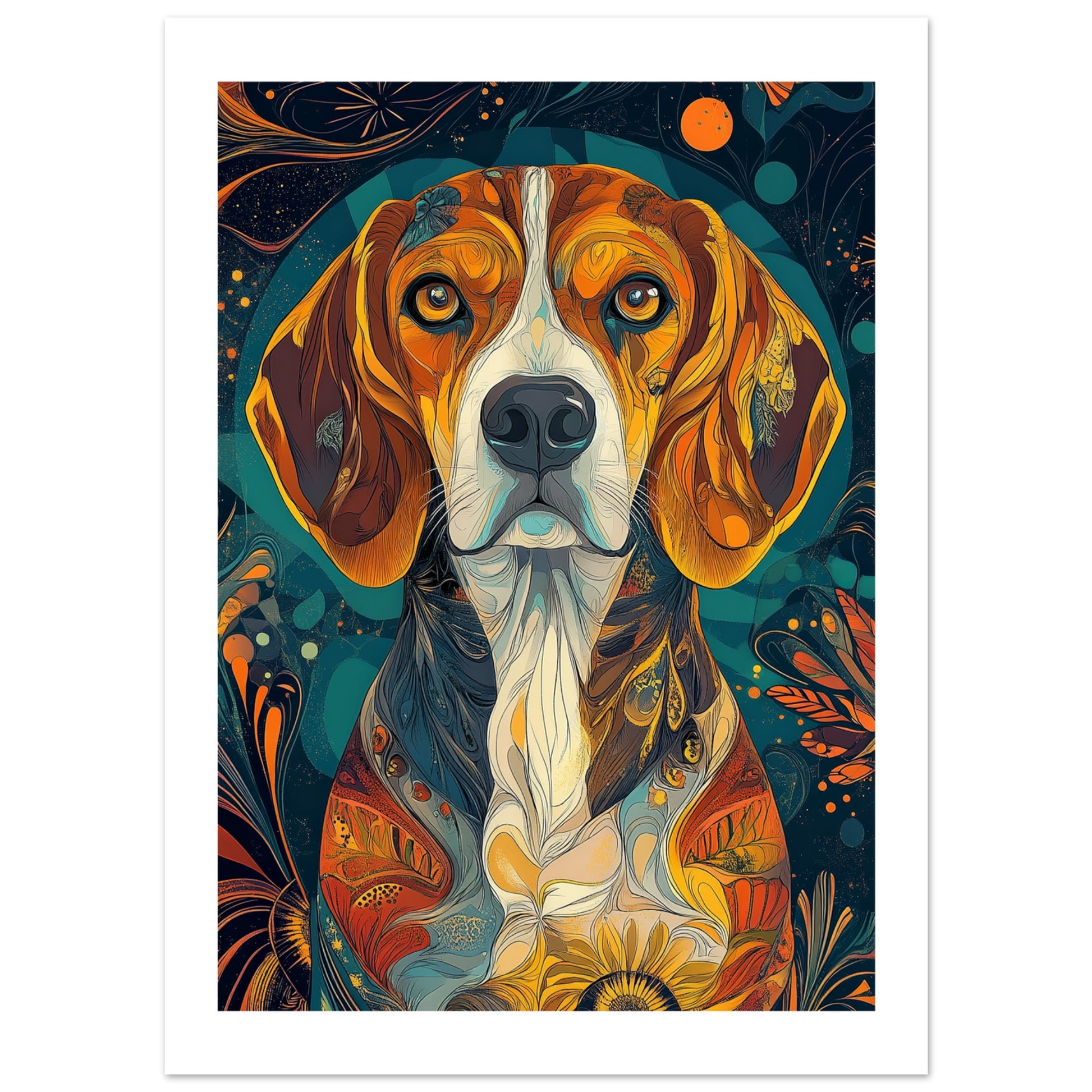 Beagel dog poster